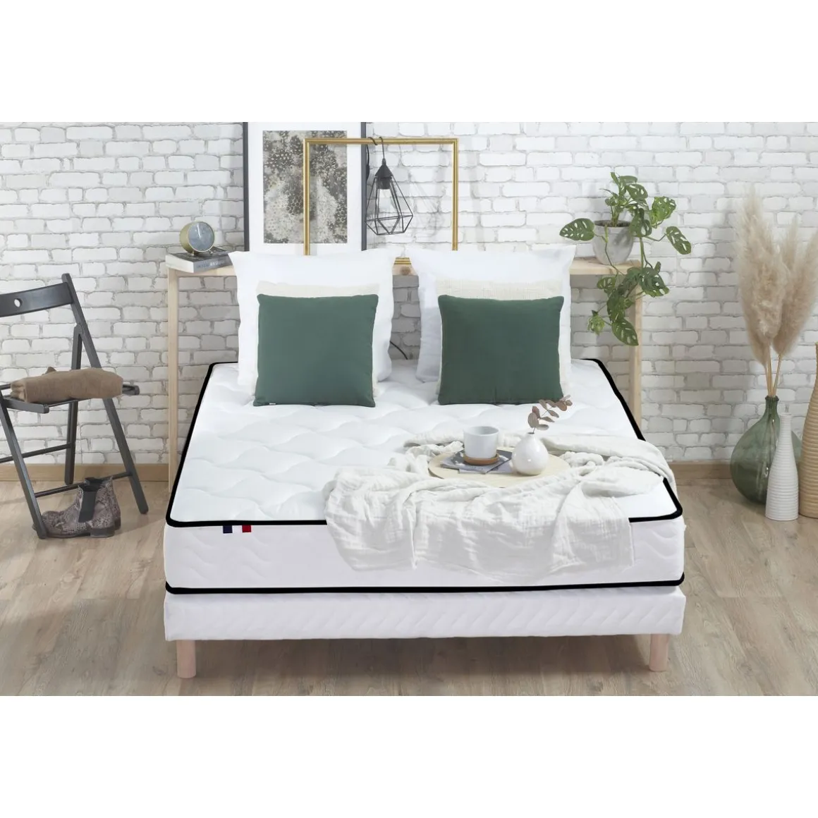 Sommier tapissier ELOISE 140x190 cm