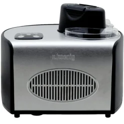 Sorbetiere HF250 Noir Argent Turbine à Glaces 1.5L