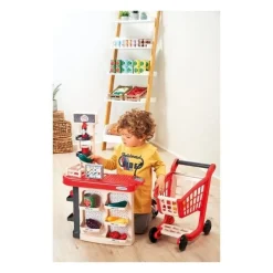 Sortie de caisse + chariot - ECOIFFIER - 1676 - Un vrai petit magasin