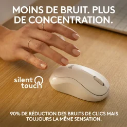 Souris sans fil Bluetooth M240 - Blanc