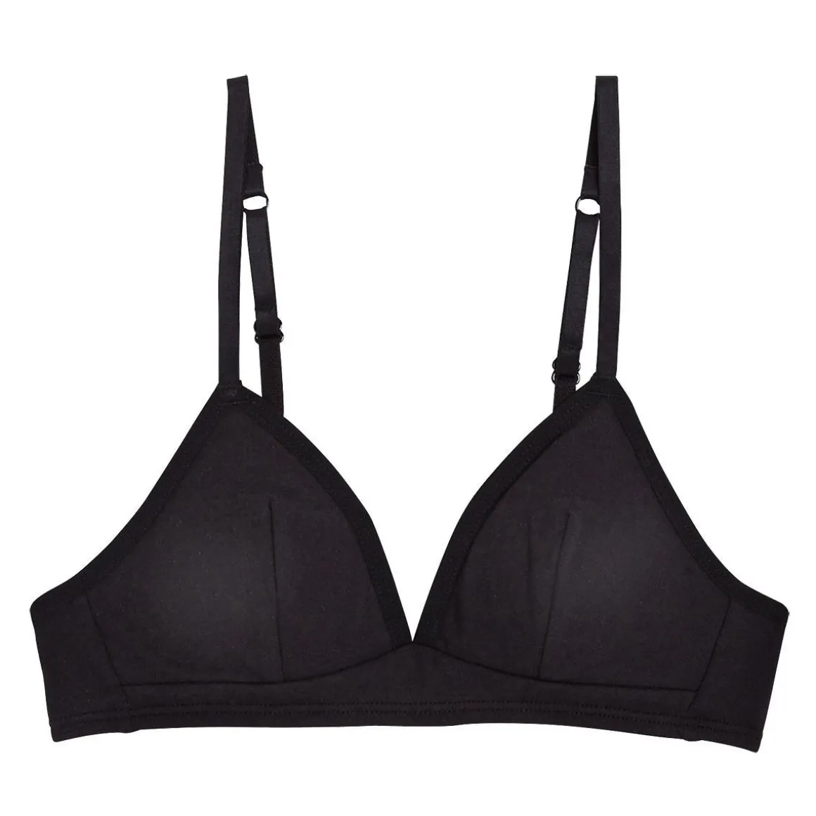 Soutien-gorge souple avec mousse amovible noir Pépita