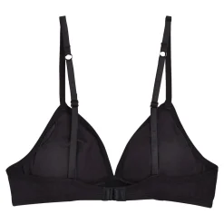 Soutien-gorge souple avec mousse amovible noir Pépita