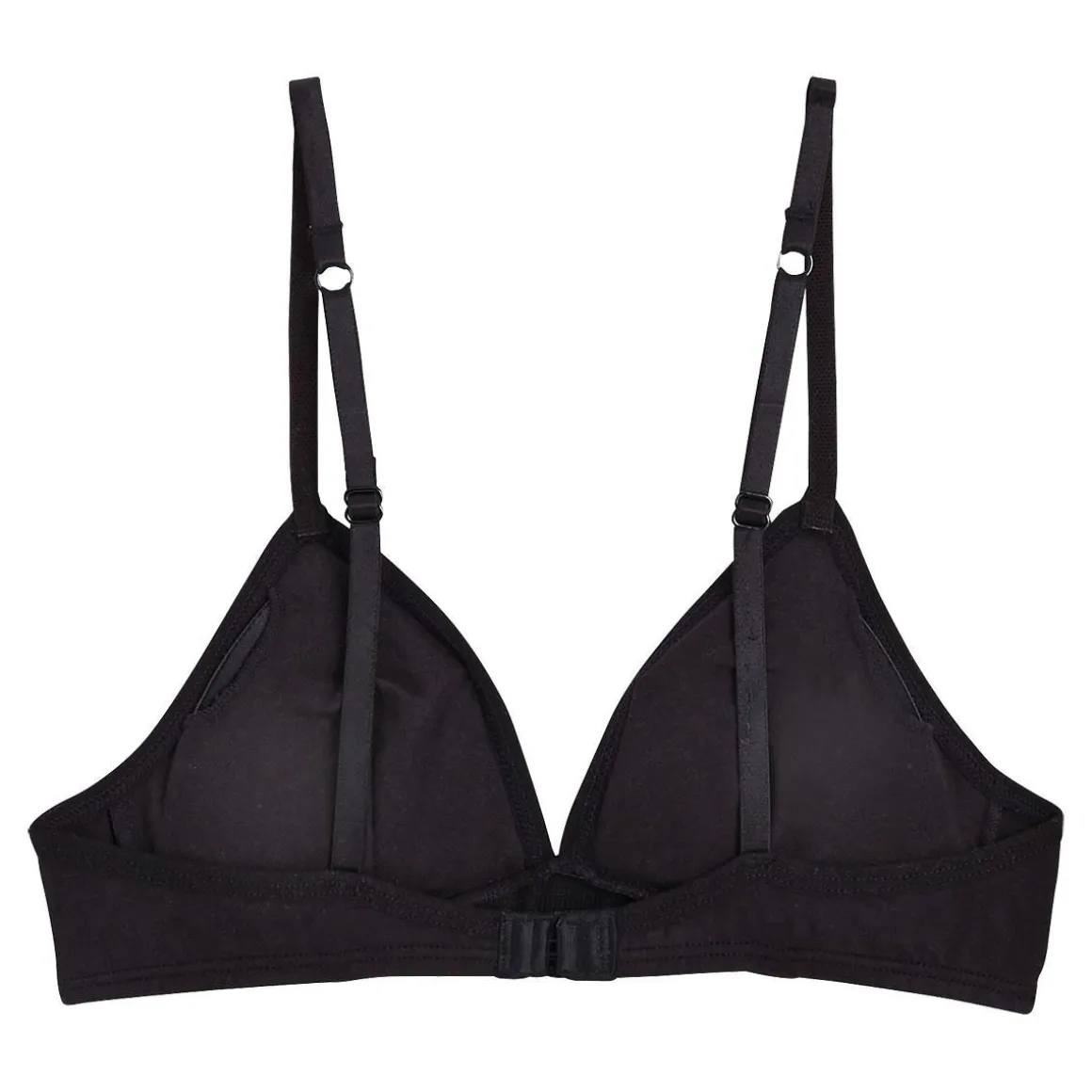 Soutien-gorge souple avec mousse amovible noir Pépita