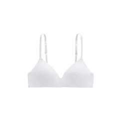 Soutien-gorge triangle à coques sans armatures blanc Veliana