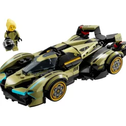 Speed Champions 76923 - Lamborghini Lambo V12 Vision GT Super Car - Réplique de Véhicule Jouet - Modèle à Construire - Cadeau pour Enfants Garçons et Filles de 10 Ans et plus et Fans de Jeux Vidéo
