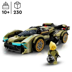 Speed Champions 76923 - Lamborghini Lambo V12 Vision GT Super Car - Réplique de Véhicule Jouet - Modèle à Construire - Cadeau pour Enfants Garçons et Filles de 10 Ans et plus et Fans de Jeux Vidéo