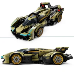 Speed Champions 76923 - Lamborghini Lambo V12 Vision GT Super Car - Réplique de Véhicule Jouet - Modèle à Construire - Cadeau pour Enfants Garçons et Filles de 10 Ans et plus et Fans de Jeux Vidéo