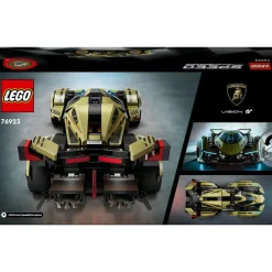 Speed Champions 76923 - Lamborghini Lambo V12 Vision GT Super Car - Réplique de Véhicule Jouet - Modèle à Construire - Cadeau pour Enfants Garçons et Filles de 10 Ans et plus et Fans de Jeux Vidéo