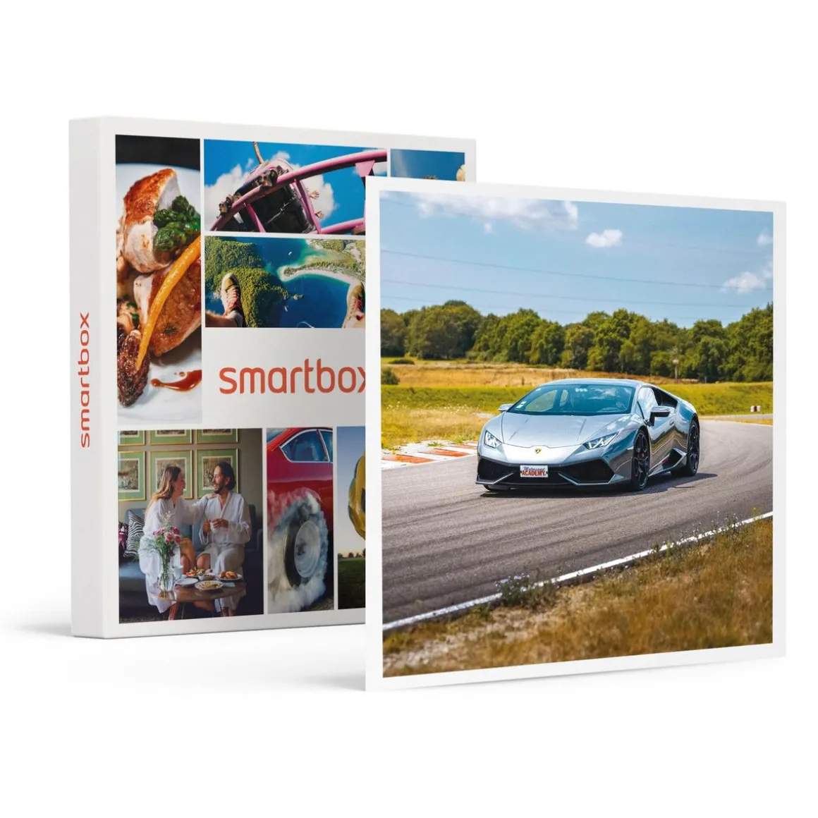 Stage de pilotage : 2 tours sur le circuit de Fontenay en Lamborghini Huracán - Coffret Cadeau Sport & Aventure