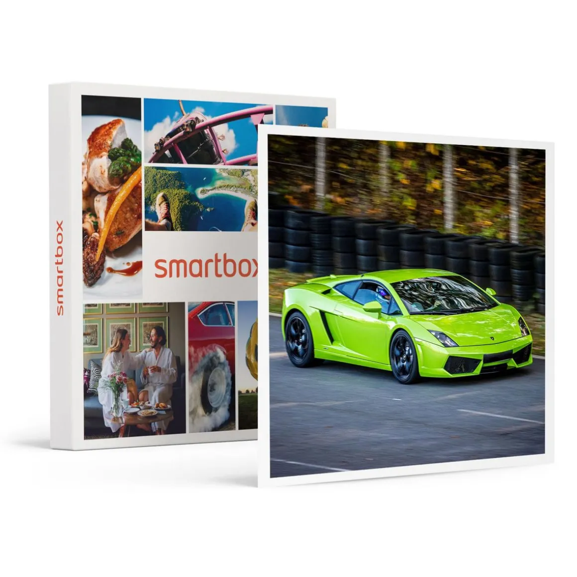 Stage de pilotage : 4 tours sur le circuit de La Ferté-Gaucher en Lamborghini Gallardo LP-560 - Coffret Cadeau Sport & Aventure