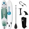 Stand Up Paddle gonflable INDIANA GREEN ROHE 10'6'' (320cm) 30'' (76cm) 6'' (15cm) avec Pompe, Pagaie, Leash et Sac de transport