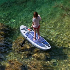 Stand up Paddle Gonflable ROAM 10' 30'' 6'' (295 x 76 x 15 cm) Gamme COMPACT avec Pagaie, Leash, Pompe et Sac de Transport