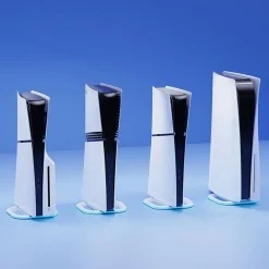 Stand vertical PS5 pour PS5 et PS5 Slim, support pour Playstation 5 à LED RGB