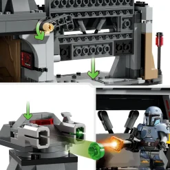 Star Wars 75386 - The Mandalorian Le Combat de Paz Vizsla et Moff Gideon - Set à Collectionner pour Enfants