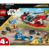 Star Wars 75384 Le Crimson Firehawk, Jouet de Construction avec Speeder Bike et Minifigurines