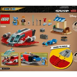 Star Wars 75384 Le Crimson Firehawk, Jouet de Construction avec Speeder Bike et Minifigurines