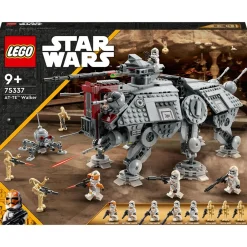 Star Wars 75337 Le marcheur AT-TE, Jouet avec 5 Minifigurines, La Revanche des Sith