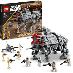 Star Wars 75337 Le marcheur AT-TE, Jouet avec 5 Minifigurines, La Revanche des Sith