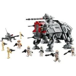 Star Wars 75337 Le marcheur AT-TE, Jouet avec 5 Minifigurines, La Revanche des Sith