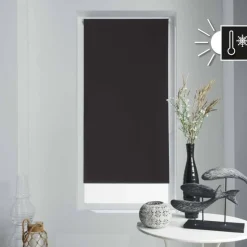 Store enrouleur occultant 90x180 cm Noir