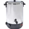 Stérilisateur de bocaux électrique inox avec robinet et minuteur 28l 2500w - zj-280td