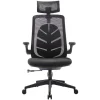 Subsonic - Chaise Ergonomique pour bureau I-Care Leaf, siege gaming, renfort lombaire, dossier et appui-tête réglables, rocking Noir