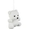 Sujet de Noël Ourson Polaire 13cm Blanc