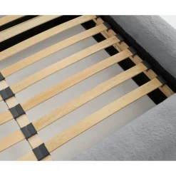 Sunset - lit coffre - 160x200 cm - sommier inclus - en fausse fourrure