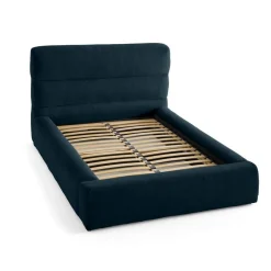 Sunset - lit coffre - 160x200 cm - sommier inclus - en fausse fourrure