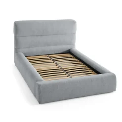 Sunset - lit coffre - 160x200 cm - sommier inclus - en fausse fourrure