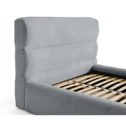 Sunset - lit coffre - 160x200 cm - sommier inclus - en fausse fourrure