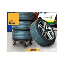 Support à roulettes rond diamètre 40 x 12,5 cm 4 roues Capacité max 275 kg Plantes Meubles ou matériel lourd KZ GARDEN