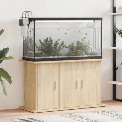 Support d aquarium chêne sonoma 101x41x58 cm bois d ingénierie