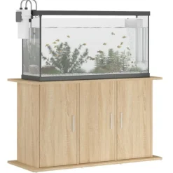 Support d aquarium chêne sonoma 101x41x58 cm bois d ingénierie