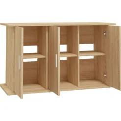 Support d aquarium chêne sonoma 101x41x58 cm bois d ingénierie