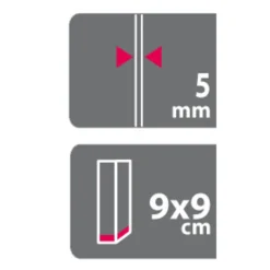 Support en H pour fixation carport - Poteau 9x9cm