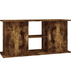 Support pour aquarium chêne fumé 121x41x58 cm bois d ingénierie