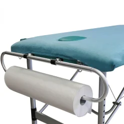 Support rouleau de drap d'examen extensible pour table de massage