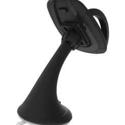 Support voiture sur grille d'aération et ventouse - Noir