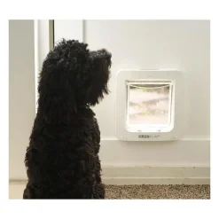 SUREFLAP Grande chatiere a puce electronique blanc