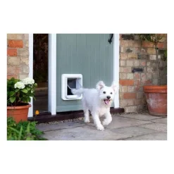 SUREFLAP Grande chatiere a puce electronique blanc