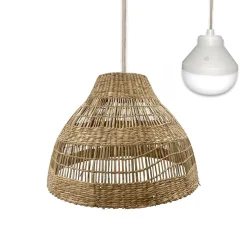 Suspension nomade MERIDA NOMAD Bois Herbe marine H34CM