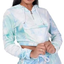 Sweat à Capuche Femme Project X Paris Tie & Dye