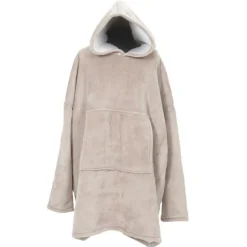 Sweat à Capuche Sherpa 85x118cm Lin