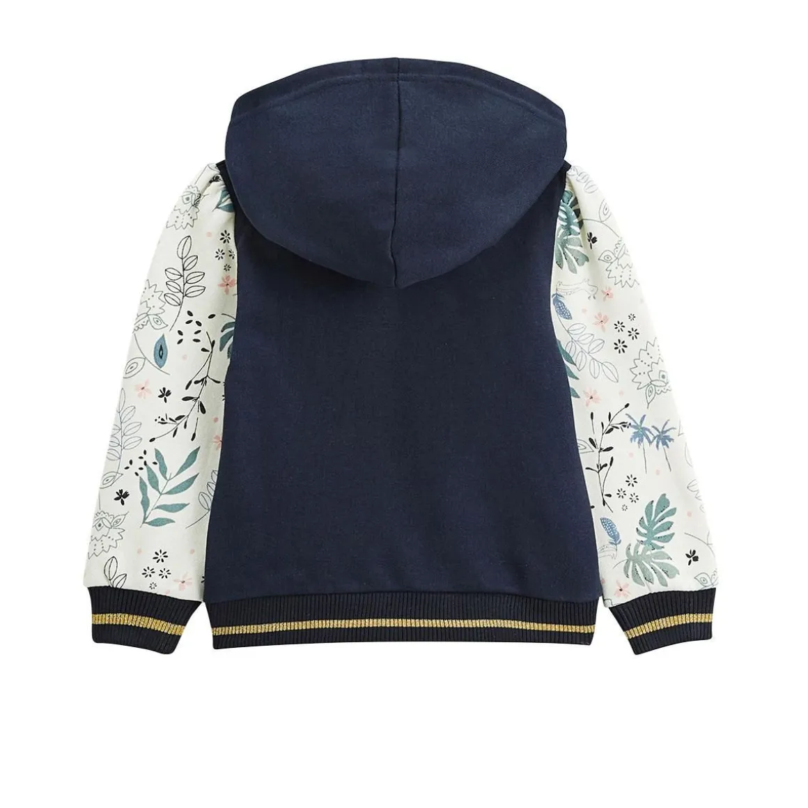 Sweat à capuche zippé enfant en molleton Belle de Nuit