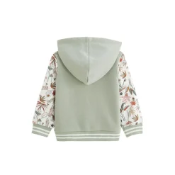 Sweat à capuche zippé enfant en molleton Abou