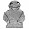 Sweat Pochon Peluche Enfant 66cm Gris