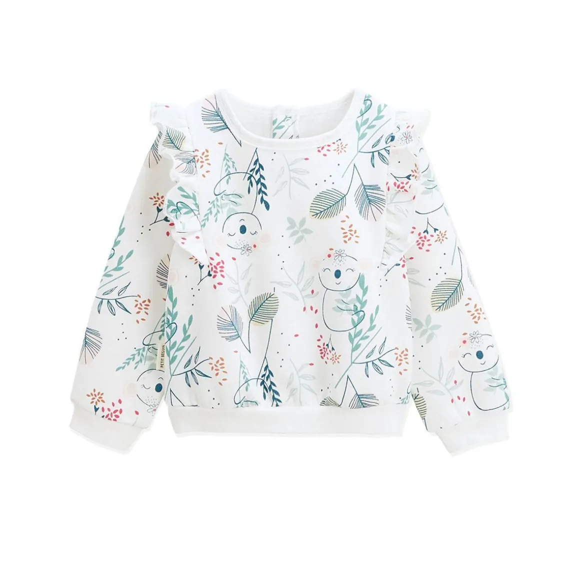 Sweat-shirt bébé en molleton Paloma