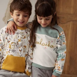 Sweat-shirt enfant en molleton Holamuchacha