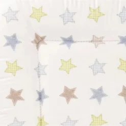 Table a langer murale WICKI + Matelas Couleur Naturel Motifs Etoiles